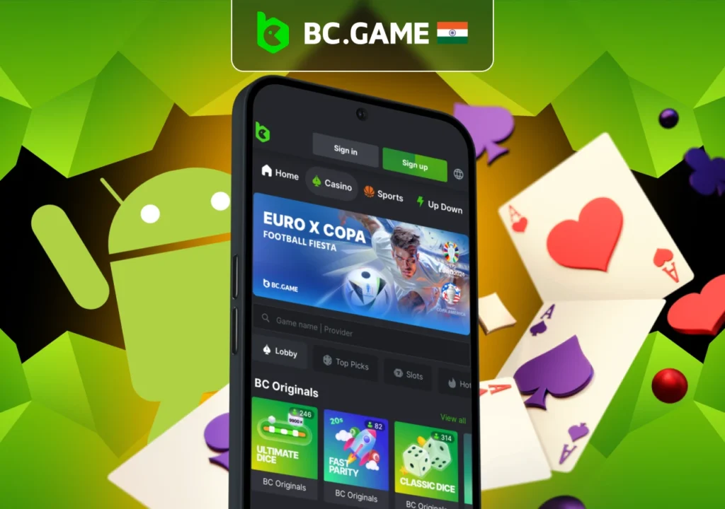 Casino app for Android devices